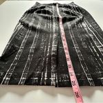 Banana Republic  Sloan Pencil Skirt Black White Stripe Size 4 Photo 11