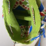 Wayuu Tribe Multi Color Chila Crossbody‎ Bag Green Photo 8