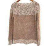 FATE. Clairina Women's Textured Teddy Knit Taupe Crewneck Sweater Photo 10
