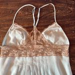 Victoria's Secret Victoria’s Secret Blue Chemise with Lace Trim Satin Nightgown Size Medium Photo 6