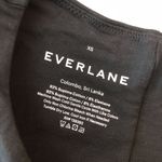 Everlane Womens The Short-Sleeve Crew Neck Bodysuit Thong Black XS Photo 5