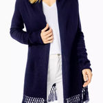 Lilly Pulitzer NWT  Tatum cardigan true navy size medium Photo 0