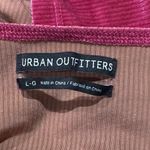 Urban Outfitters  Pink Ribbed Cropped Tank Top Women’s Large Photo 1