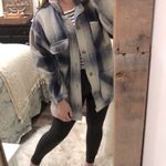 Urban Equipment Country wool flannel shacket size small Blue Photo 3