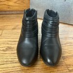 Clarks Clark’s | Spye Celeste Leather Booties Fringe Ankle Straps Size 7 Photo 3