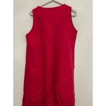 Eva Tralala Linen Dress Size Large Lagenlook Oversized Pink Cottage Comfort Maxi Photo 7