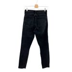 AGOLDE Nico Jeans High Rise Slim Virtue Wash Stretch Denim Black Grey Size 26 Photo 6