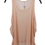 Free People Movement Light Tangerine Colored Sheer Summer Athletic Tank Size L Orange Size L Photo 1