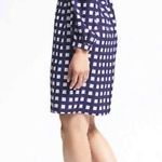 Banana Republic Blue White Checkered Dress Photo 1