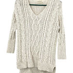 Denim & Supply Ralph Lauren  Size Medium Cable Knit V Neck Pullover Sweater Cream Photo 0