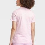 Viacom MTV Mushroom Short Sleeve Graphic Pink T Photo 8