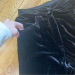 Johnny Was Black Silk Velvet Steffania Wide Leg Pleat Pants floral embroidery XS Photo 8