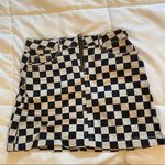 Urban Outfitters black and white checker skirt Photo 0