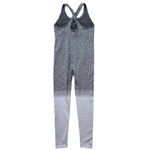 Lululemon  Black to Lt. Cast Gray Balance & Resist Onesie Workout Bodysuit Size 4 Photo 3