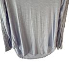 Anthropologie Delletta Women's Size Small Light Blue Blouse Cottage Rayon Light Photo 4