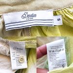 Devotion Twins Lia Maxi Shirt Dress Green Cotton Resort Boho Chevron S EUC Photo 7