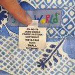 Jams World Tahiti Sarong Skirt Small W812-TAHI Blue Floral Rayon Wrap Hawaii Photo 10