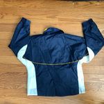 Brooks  Vintage Navy Yellow Windbreaker Pockets Jacket Women’s Size M Photo 8