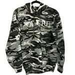 Gray Camo Hoodie Sweatshirt Graphic Photo 0