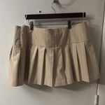 ZARA  Pinstripe Micro Mini Skirt Suit Set  NEW L/XL Corporate Siren Coquette Girl Photo 9