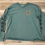 Cherry LA  Fair Fax Long Sleeve Shirt Green Women’s Large Photo 0