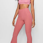 Urban Outfitters Pink flare bell button pants Photo 0