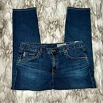 AG Adriano Goldschmied Adriano Goldschmied Sz 32R Distressed Knees Medium Wash Denim Blue Jean Normcore Photo 1