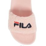FILA Fuzzy Slide Sandals Pink Sz 10 Photo 3