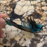 Vibrant Feather Hair Accessory Blue Photo 2