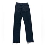 AGOLDE Cherie Black Distressed Straight Leg Jeans Photo 1