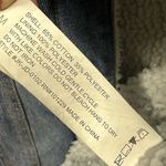 Ashley Vintage Charm Denim Sherpa Lined Distressed Blue Jean Jacket Womens M Size M Photo 11