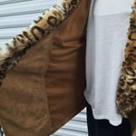 Calesas Faux Fur Cardigan Sweater Size M Photo 4
