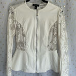 BCX  White Lace Women's Blazer Photo 0