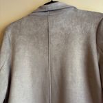 Papillon Women's Grey/Lavender Trench Coat Gray Size M Photo 8