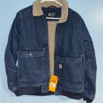 Carhartt Relaxed Denim Sherpa Jacket Photo 0