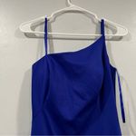 La Femme  28176 Royal Blue One Sleeve Gown 6 Photo 1