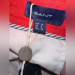 Gant Jersey Pique Cigarette Pants Lava Red NWT‎ Women’s Size 8 Photo 4