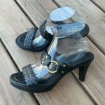 Coach  Black Woven Leather Sandals🖤🖤 Photo 1