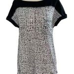 Calvin Klein Jeans White & Black Blouse Women's Size Small | 3-207 Photo 0