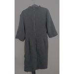 Toccin Tie Waist Sheath Dress Grey Office Quiet Luxe Business Party 18 Stretch Photo 7