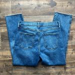 a.n.a  Womens High-Rise Straight Button Fly Stretch Denim Jeans Frayed Hem Sz 12 Photo 8