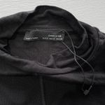 ZARA Mock Neck Dolman Short Sleeve Top Black Size Small Photo 12