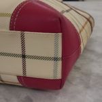 Coach  Heritage Stripe Tattersall Tote. Has Matching Wallet Excellent condition Photo 5