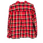 Madewell  Flannel Westlake Shirt in Newfield Plaid Red Size Small S EUC I2375 Photo 7