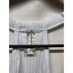 Free People Free People Intimately Ribbed Speed Dial Bodysuit L White Racerback Scoop Neck Photo 4