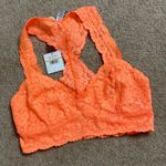 Free People Neon Orange Lace Bralette Photo 0