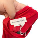 Lovers + Friends  Viana Top Red Long Sleeve‎ Cut Out Neckline Size XS Photo 11