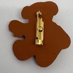 Hallmark Christmas Teddy Bear Pin Brooch Red Jacket Star Holiday Collectible Photo 2