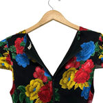 Alice + Olivia Erika Silk Ruffle Belted Tie Floral Maxi Dress Multi Size 4 Photo 11