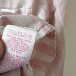 Victoria's Secret Victoria’s Secret Women’s Pink White Stripe Button Down Collar Pajama Top Size M Photo 13